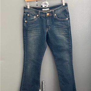 Blue Levis, 7L, barely worn.